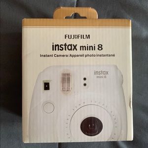white fugifilm instax with free film